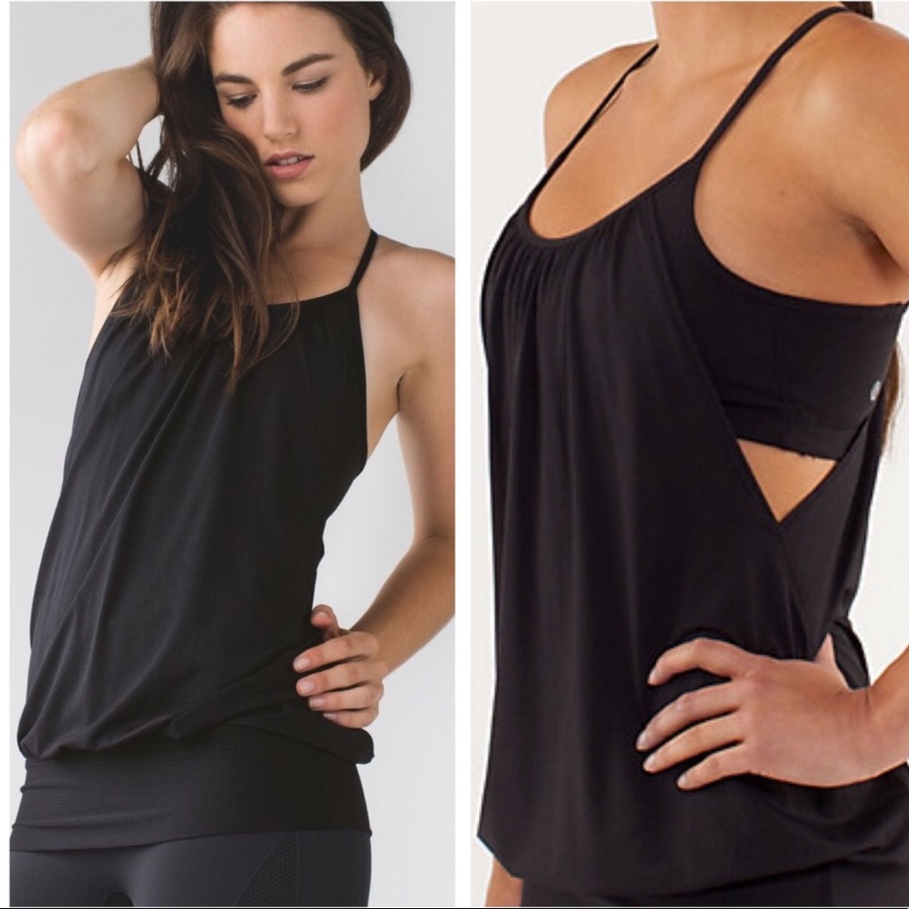 Lululemon work out top. Built in bra- size 10